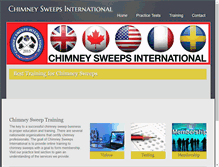 Tablet Screenshot of chimneysweeps.com