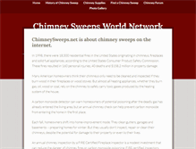 Tablet Screenshot of chimneysweeps.net